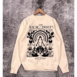 Official Jhene Aiko Sweatshirt Medium Womens The Magic Hour Tour Crewneck 2024